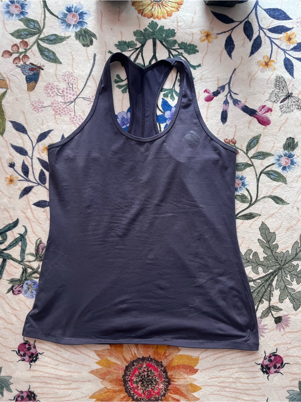 Run in Rabbit Lightning Tank Top - purple/grey